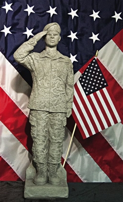 UNITED STATES ARMY WOMAN CAMO SOLDIER (African-American)